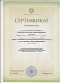 Сертификат за участие во Всероссийском вебинаре "ФГОС. Особенности духовно-нравственного воспитания на всех уровнях общего образования" 2 часа выдан 16.02.2017 Сертификат за участие во Всероссийском вебинаре "ФГОС. Особенности духовно-нравственного воспитания на всех уровнях общего образования" 2 часа выдан 16.02.2017